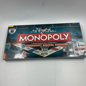 Monopoly Emergency Medical Services Edition Game Presented By Jems Rare!  New!